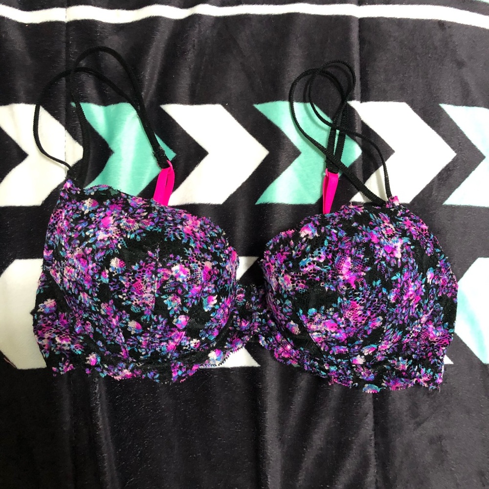 PINK 32D Lightly Lined Demi Bra